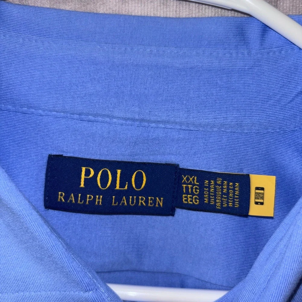 Polo Ralph Lauren Blue 100% Cotton Casual Long Sleeve Button Up Shirt